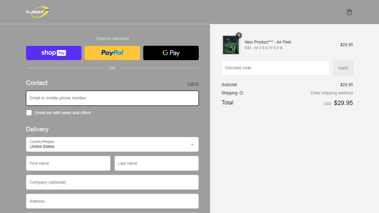 How to apply BaxMAX coupon code